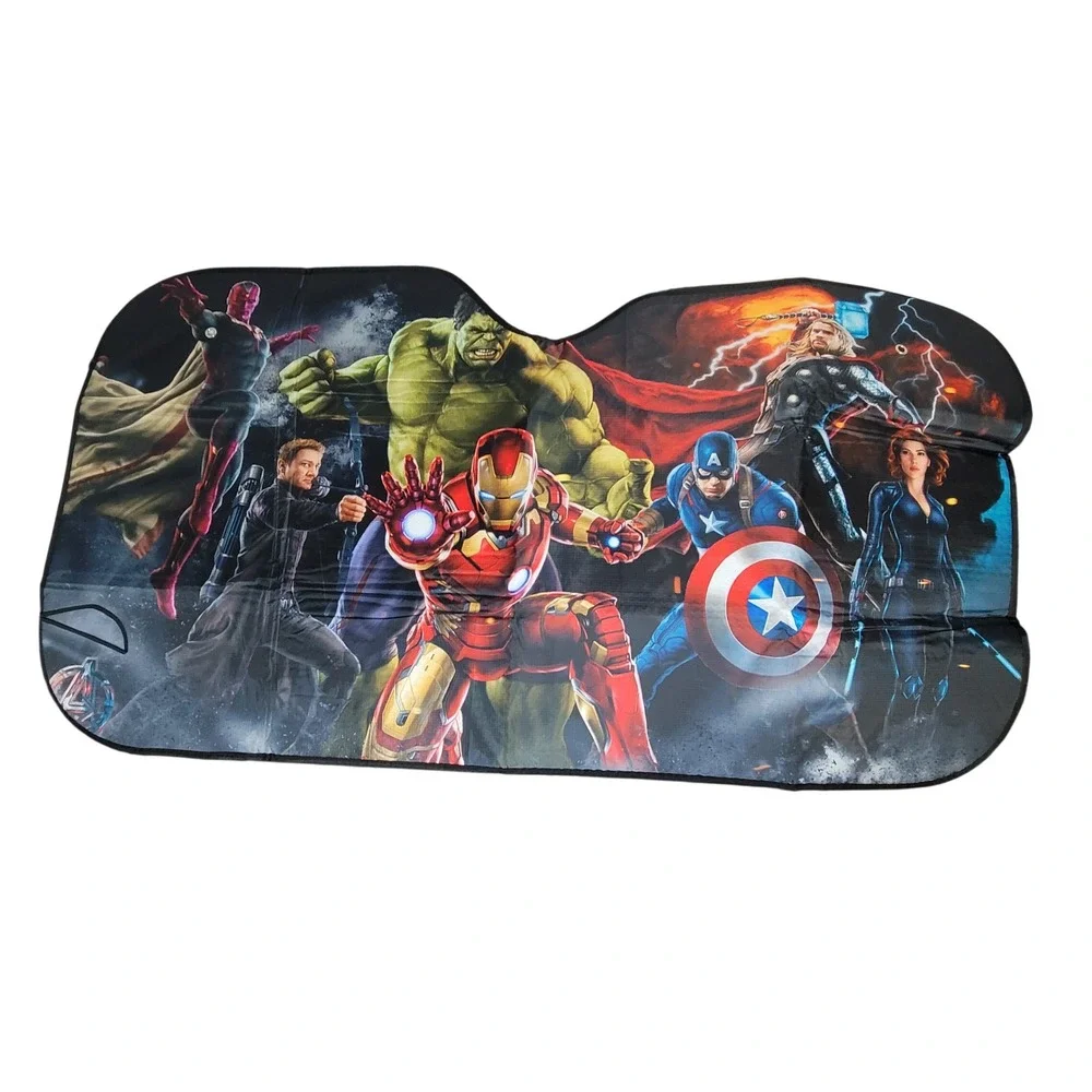 Avengers Car Sunshade Front Windshield Iron Man Capt America Hulk‎ Thor 51 Inch